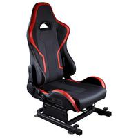 Gamingstuhl Stereo Schwarz, Rot B: 48cm - Rot/Schwarz, MODERN, Leder/Kunststoff (48/109/56cm) - X Rocker
