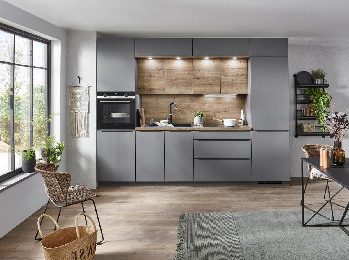 Küchenblock Toronto/singapur - Basics, Holzwerkstoff (300cm) - Vertico