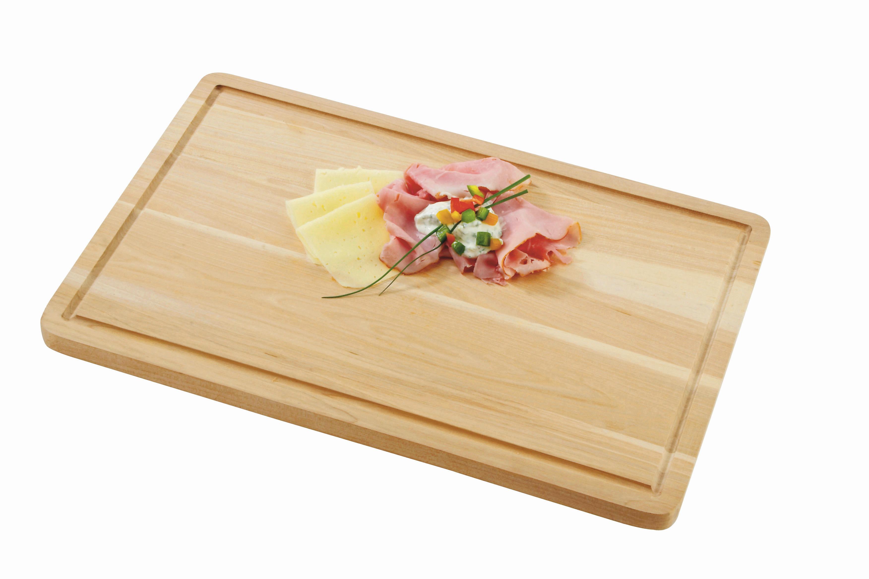 Schneidebrett Aus Holz Benno L/b: Ca. 40/30 Cm