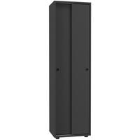 Aktenschrank Ulas Anthrazit Dekor B: 49 cm - Anthrazit, Design, Holzwerkstoff (49/168/38cm) - MID.YOU