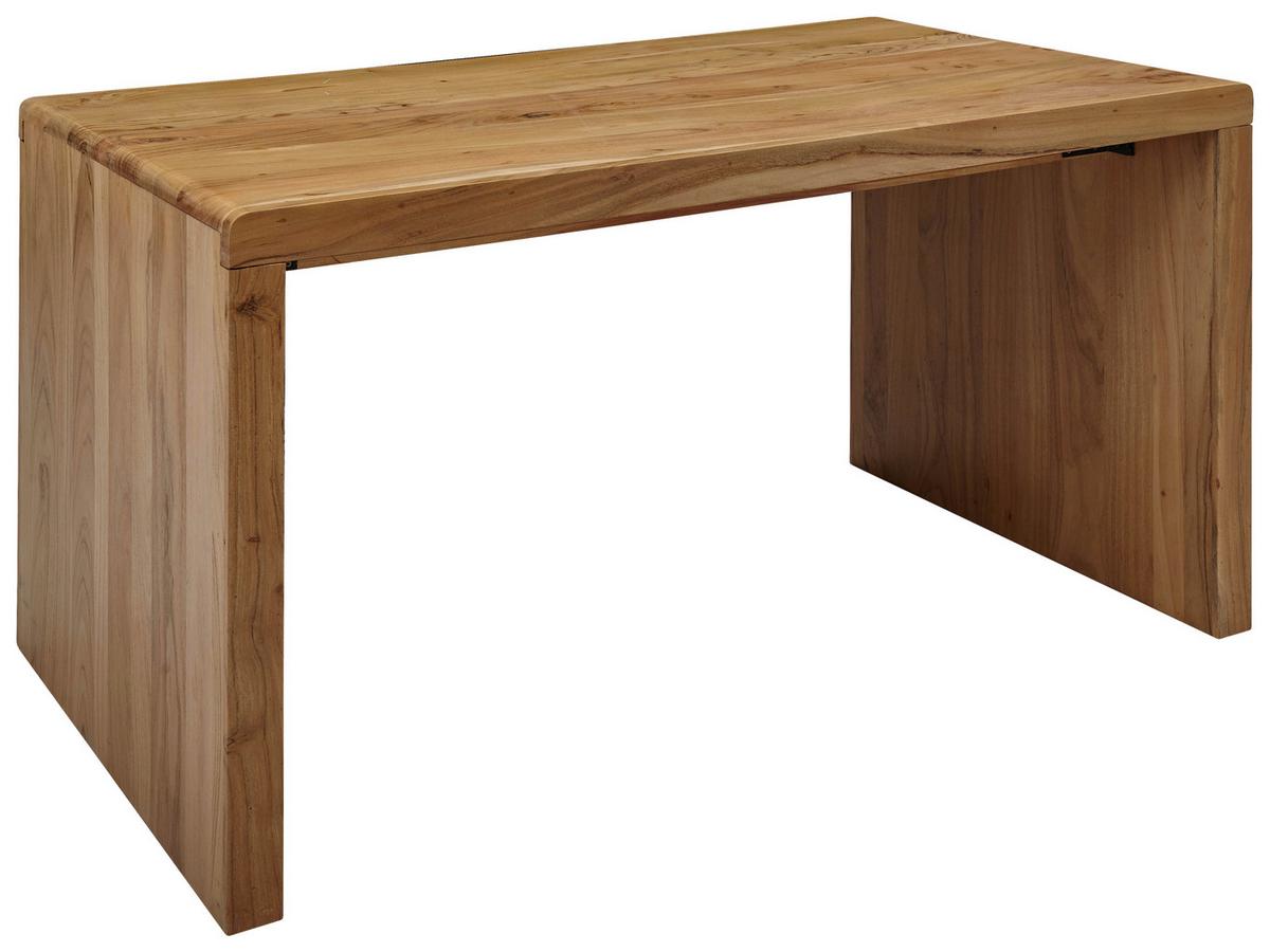 Schreibtisch Akazie Akaziefarben B: 80 cm - Akaziefarben, Design, Holz (140/80/76cm) - MID.YOU