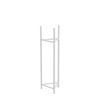 Blumenständer Aluminium Weiß Bxhxt: 23x75x23 Cm - Weiß, Basics, Metall (23/75/23cm)