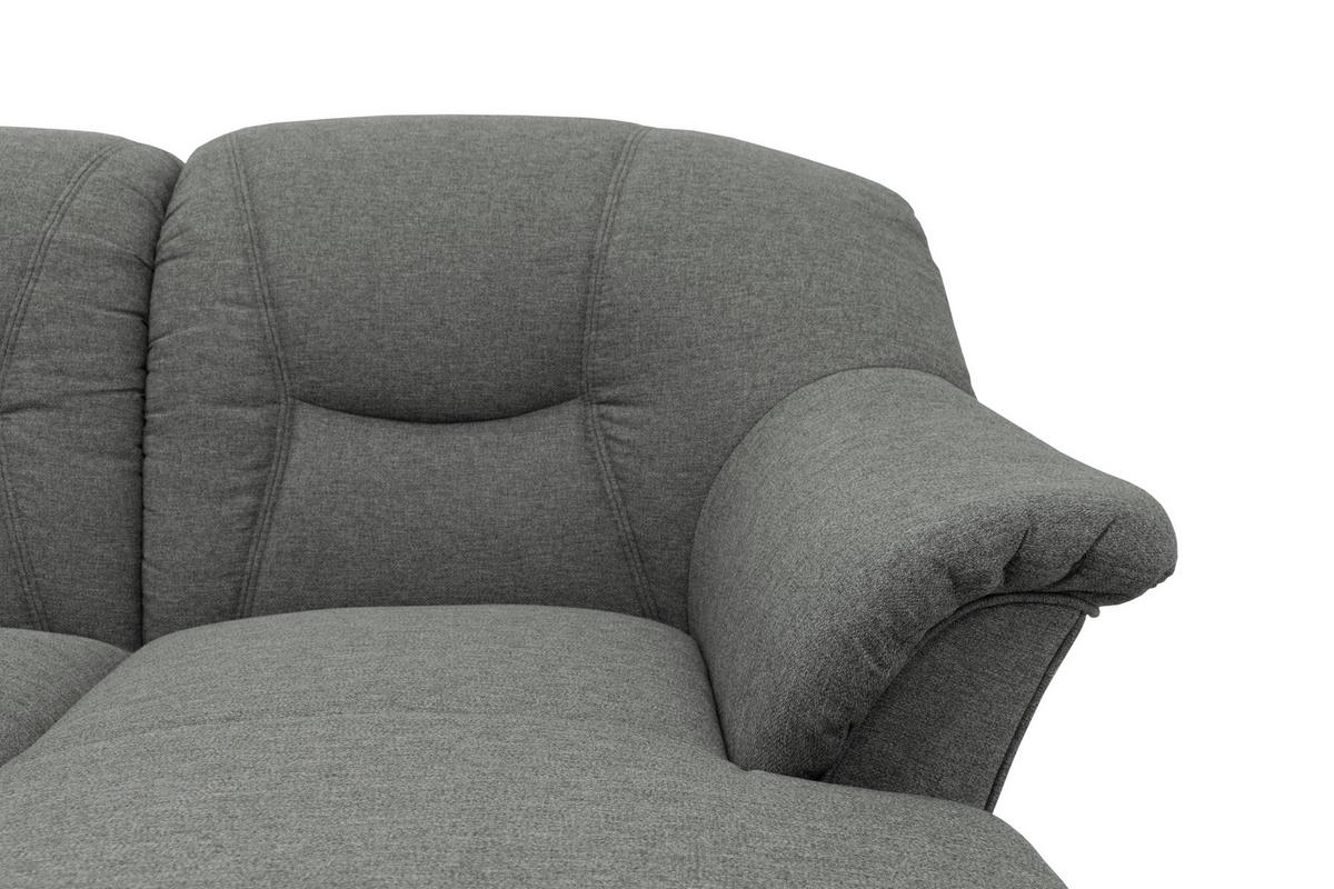 Wohnlandschaft Sarafina Grau - Schwarz/Grau, KONVENTIONELL, Textil (180/295/146cm) - MID.YOU