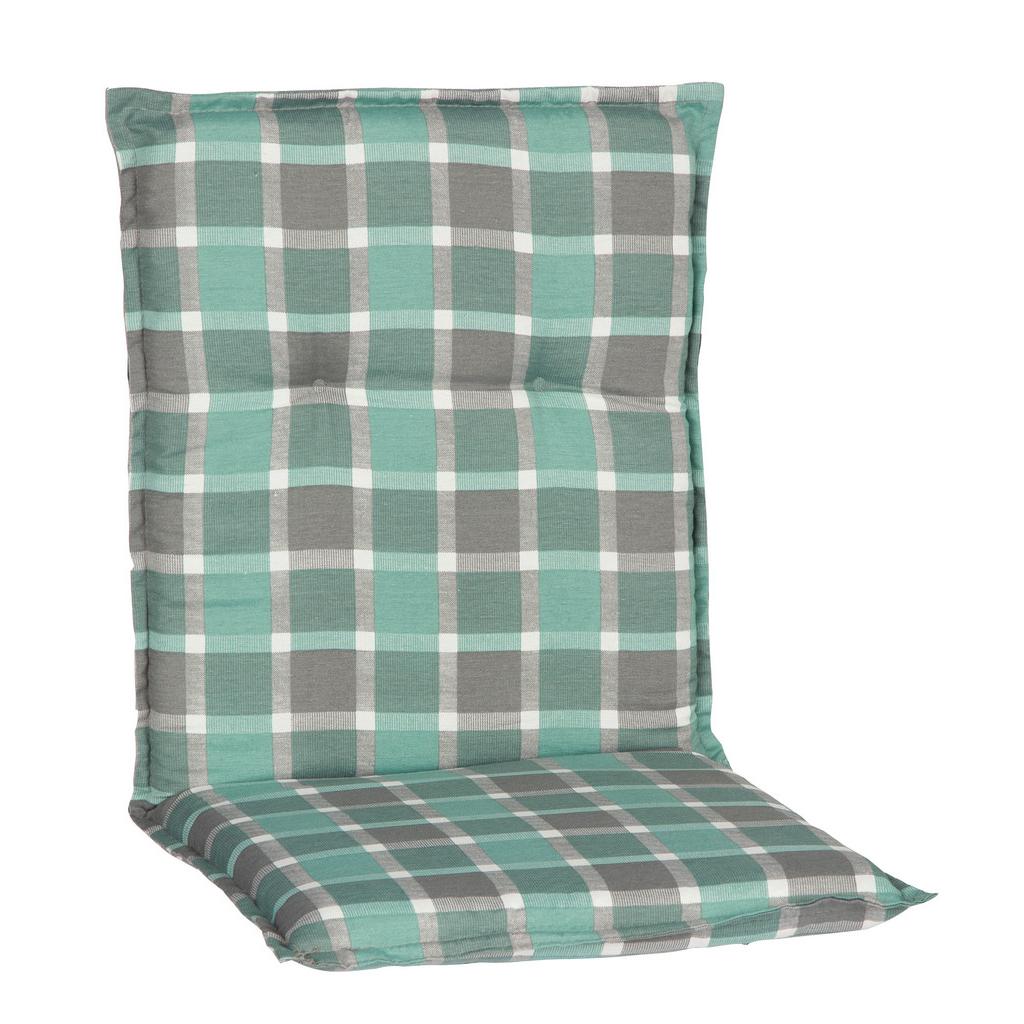 Auflage Für Sessel Büsum 100x50x6 Cm Grau / Türkis