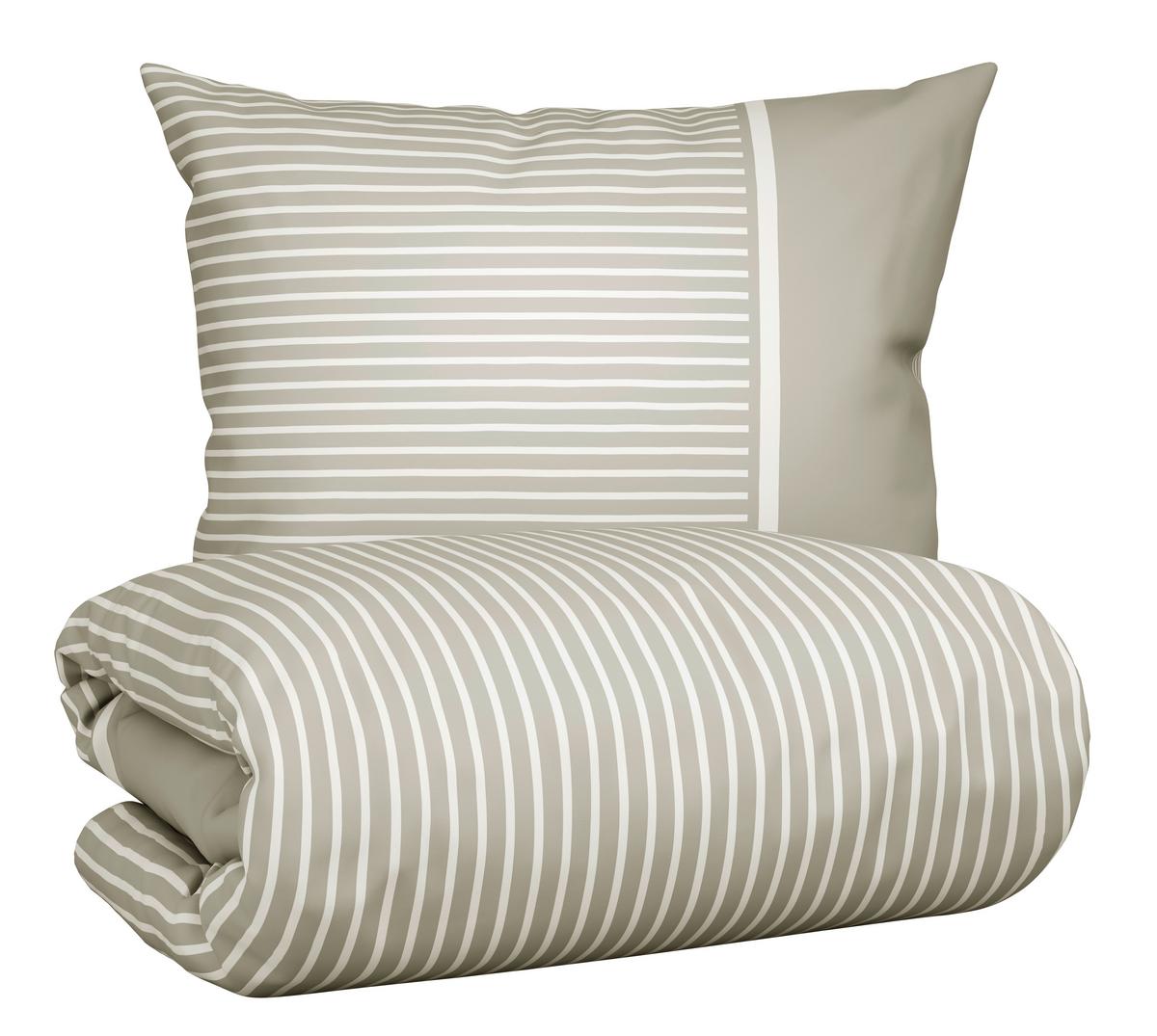 POVLEČENÍ Johannes, 70X90/140X200 cm - světle hnědá, Konvenční, textil (140/200cm) - Mömax