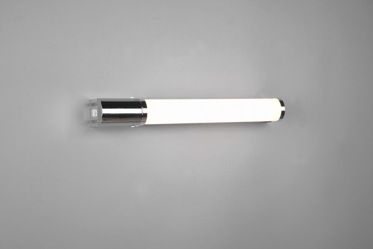 Led-wandleuchte Piera 1-Flammig Mit Schalter - Chromfarben, Basics, Kunststoff (41,5/7/5,5cm) - Trio Leuchten