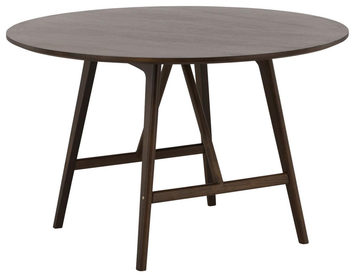 Esstisch Kaseidon - Dunkelbraun, Design, Holz/Holzwerkstoff (100/100/75cm) - Livetastic