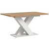 Ausziehtisch Marlon 150 Az Artisan/Weiß, B: 150-190 cm - Weiß/Eiche Artisan, KONVENTIONELL, Holzwerkstoff (150-190/76/90cm)