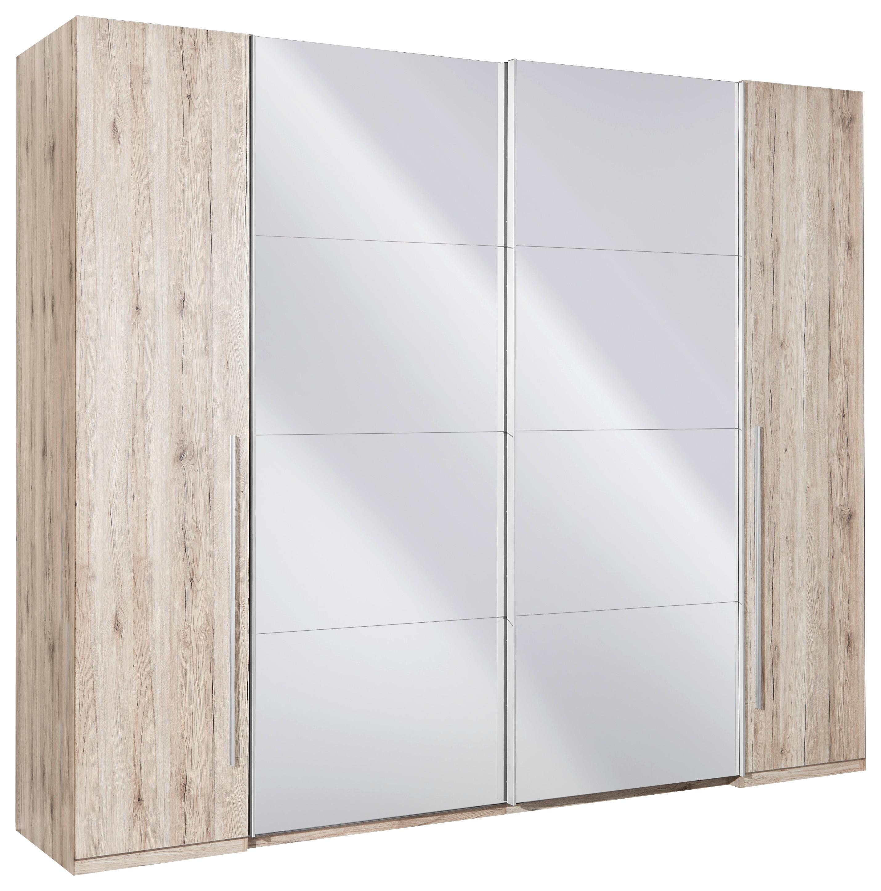Schwebetürenschrank Mit Spiegel B: 270 cm Match Eiche Dekor