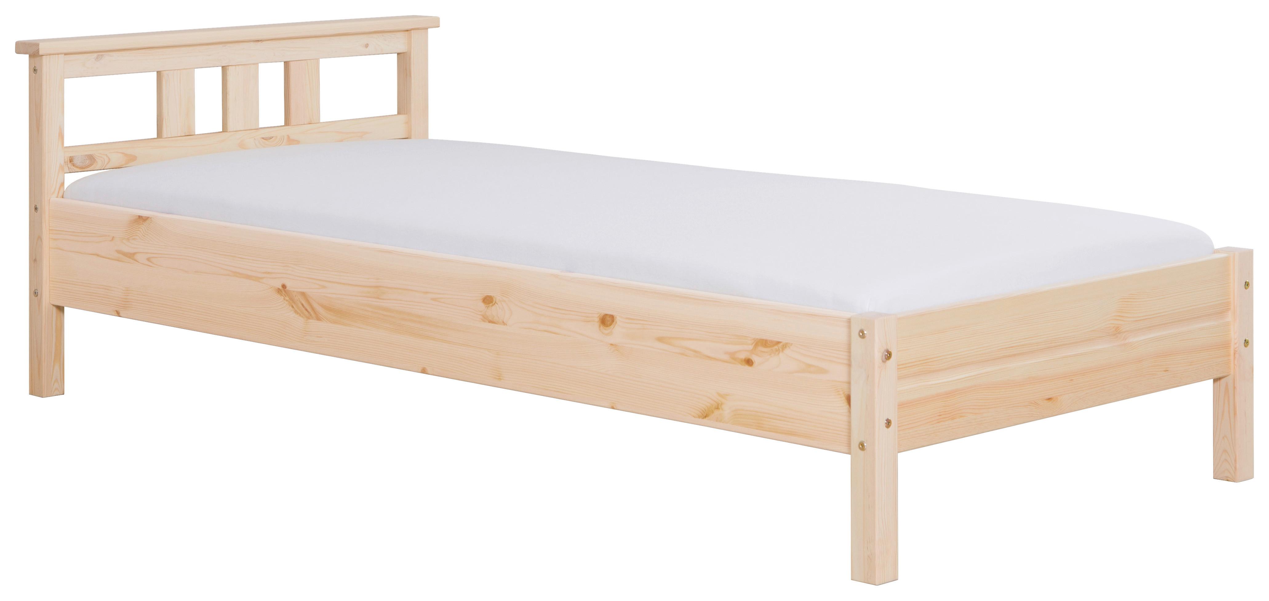 Postel z masívu Merci - 100x200cm - barvy borovice, Konvenční, dřevo (100/200cm) - MID.YOU