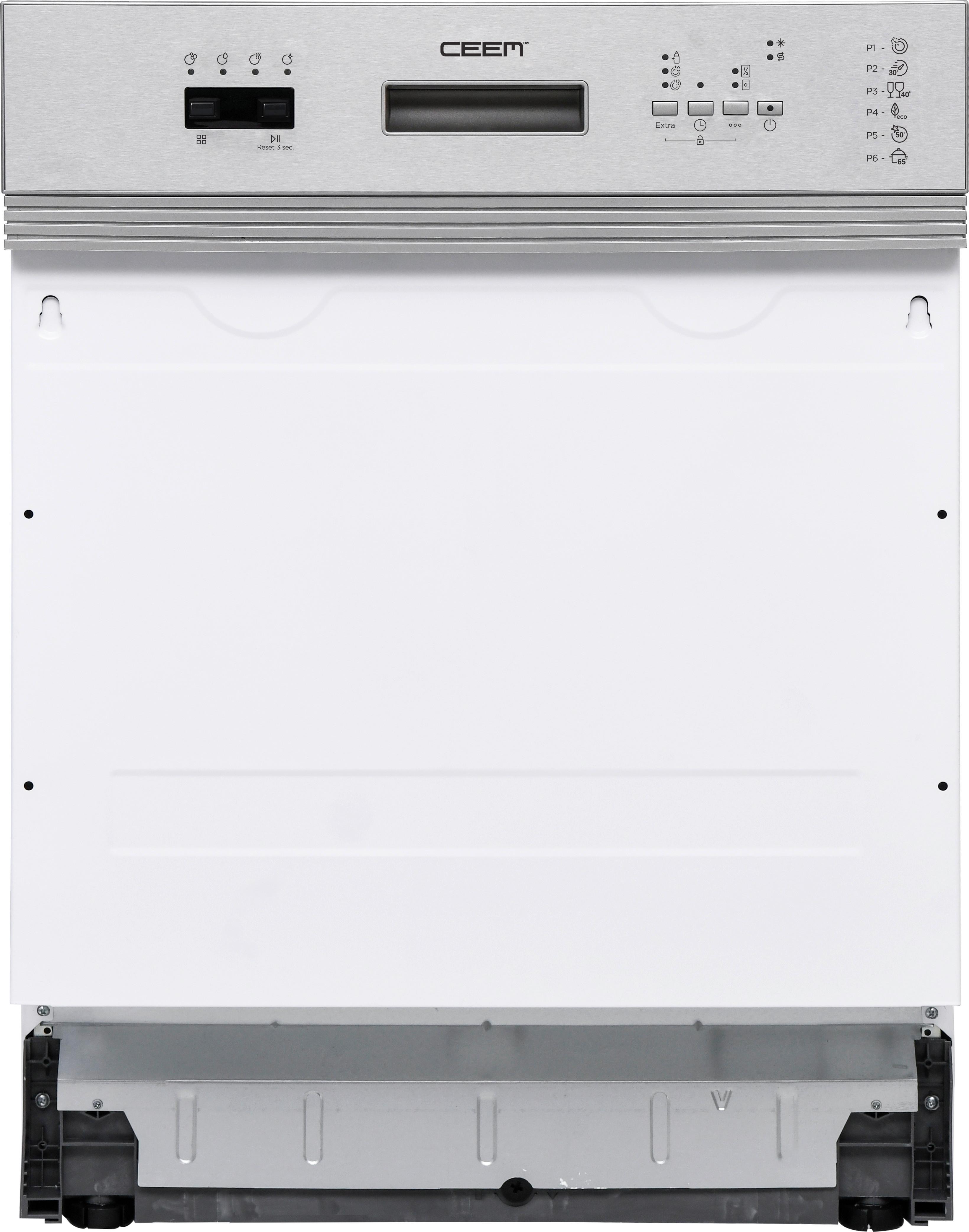 Geschirrspüler Ceem Dwi 140 - Grau, Basics, Metall (59,8/82/57cm) - CEEM