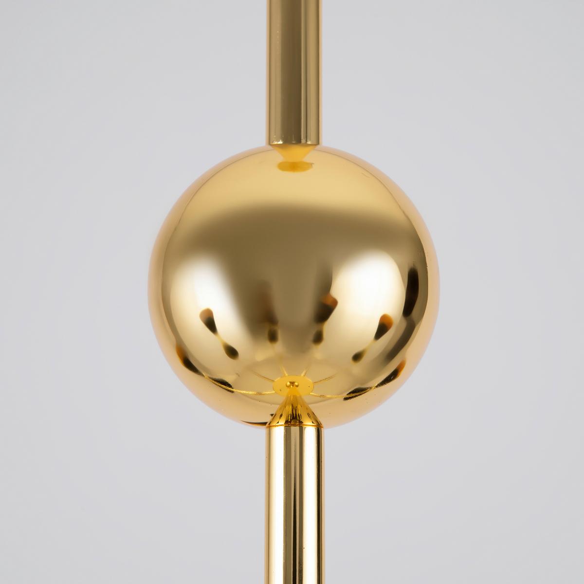 Pendelleuchte Vesper - Goldfarben/Schwarz, Trend, Metall (91/32/91cm) - MAYTONI