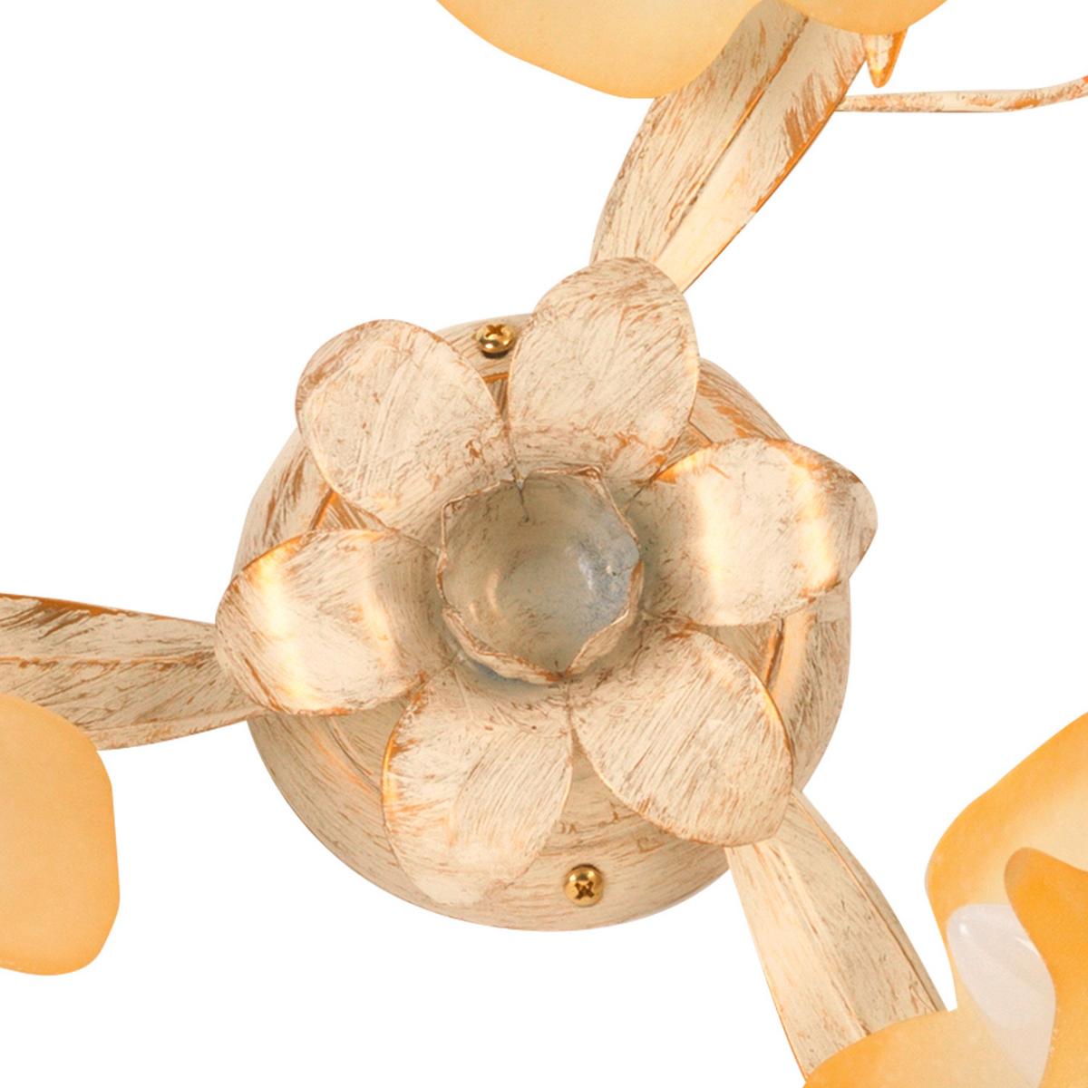 Deckenleuchte 4722/Pl3 - Weiß, KONVENTIONELL, Glas/Metall (53/20cm)