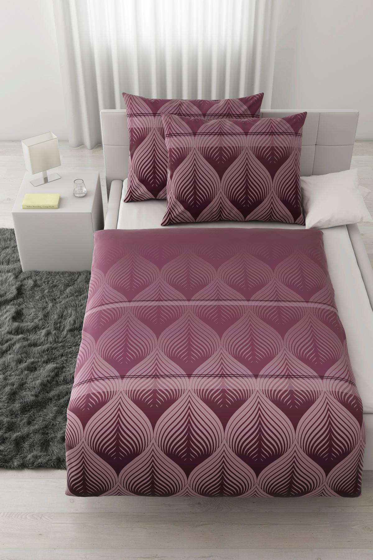 Povlečení Domps, 70/90 200/220cm - světle fialová, Moderní, textil (200/220cm) - Modern Living