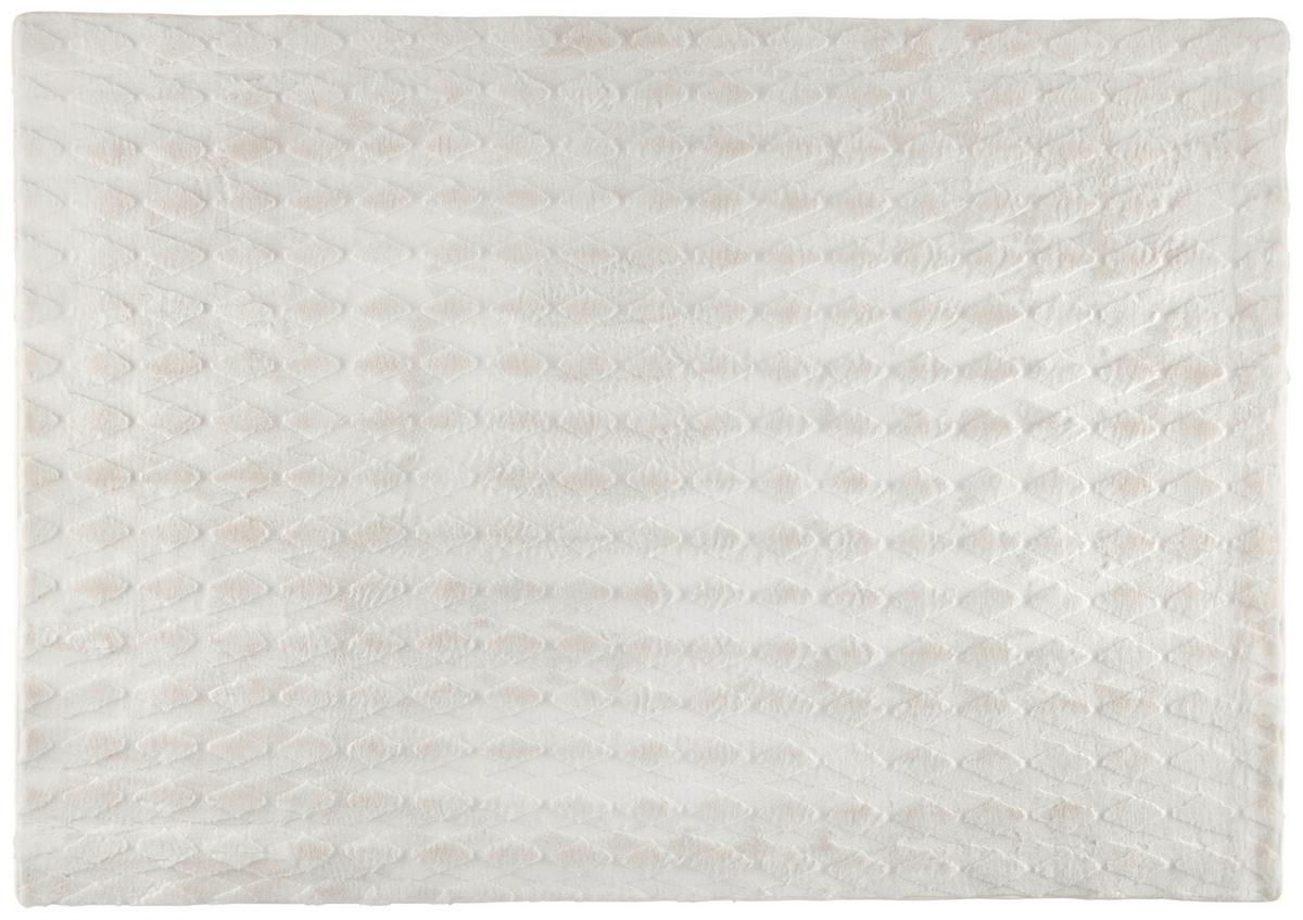 UMELÁ KOŽUŠINA DIAMOND 2 - krémová, Modern, textil (120/170cm) - Mömax