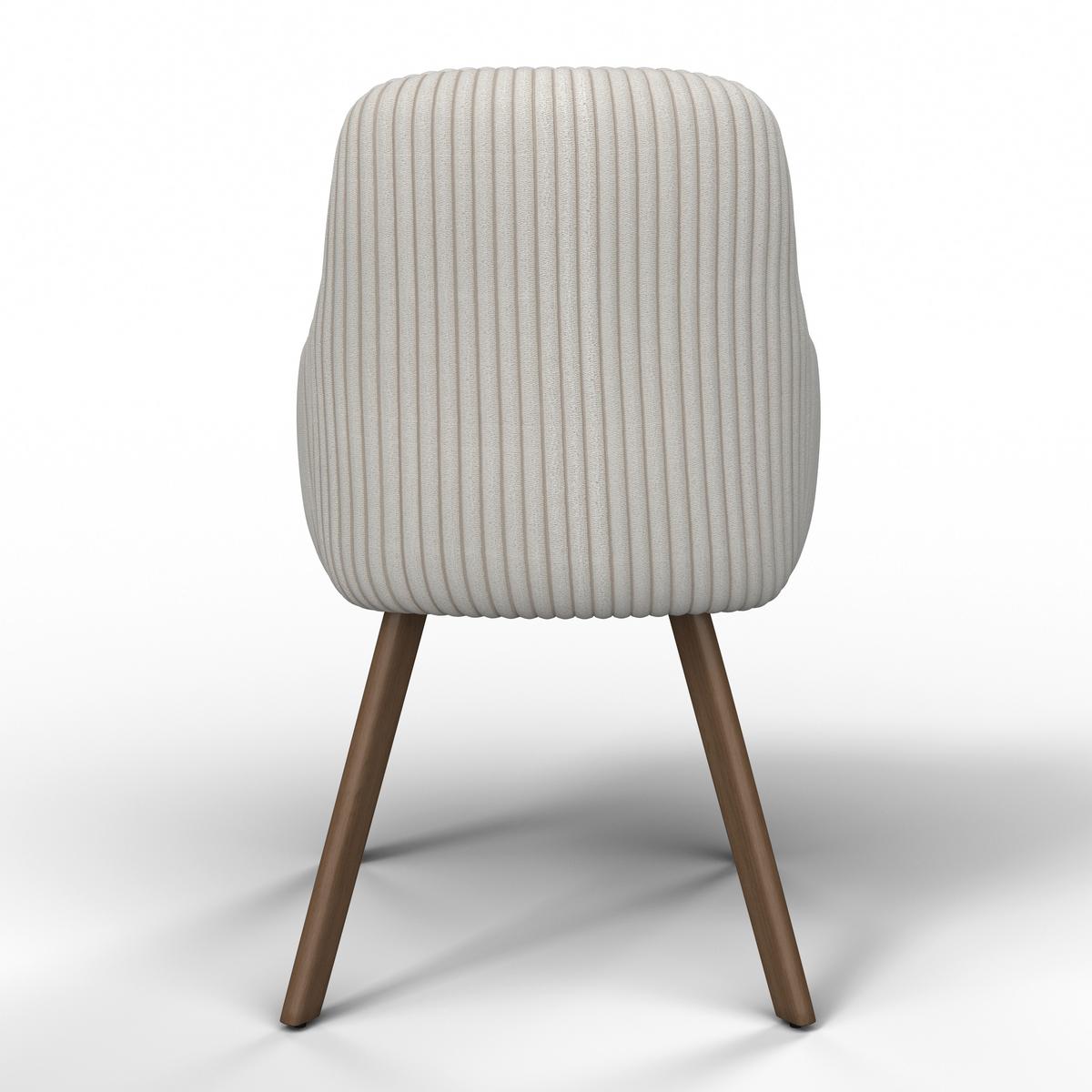 Židle MATTIA béžová - barvy dubu/béžová, Moderní, kov/dřevo (56/87/61cm) - Bessagi Home