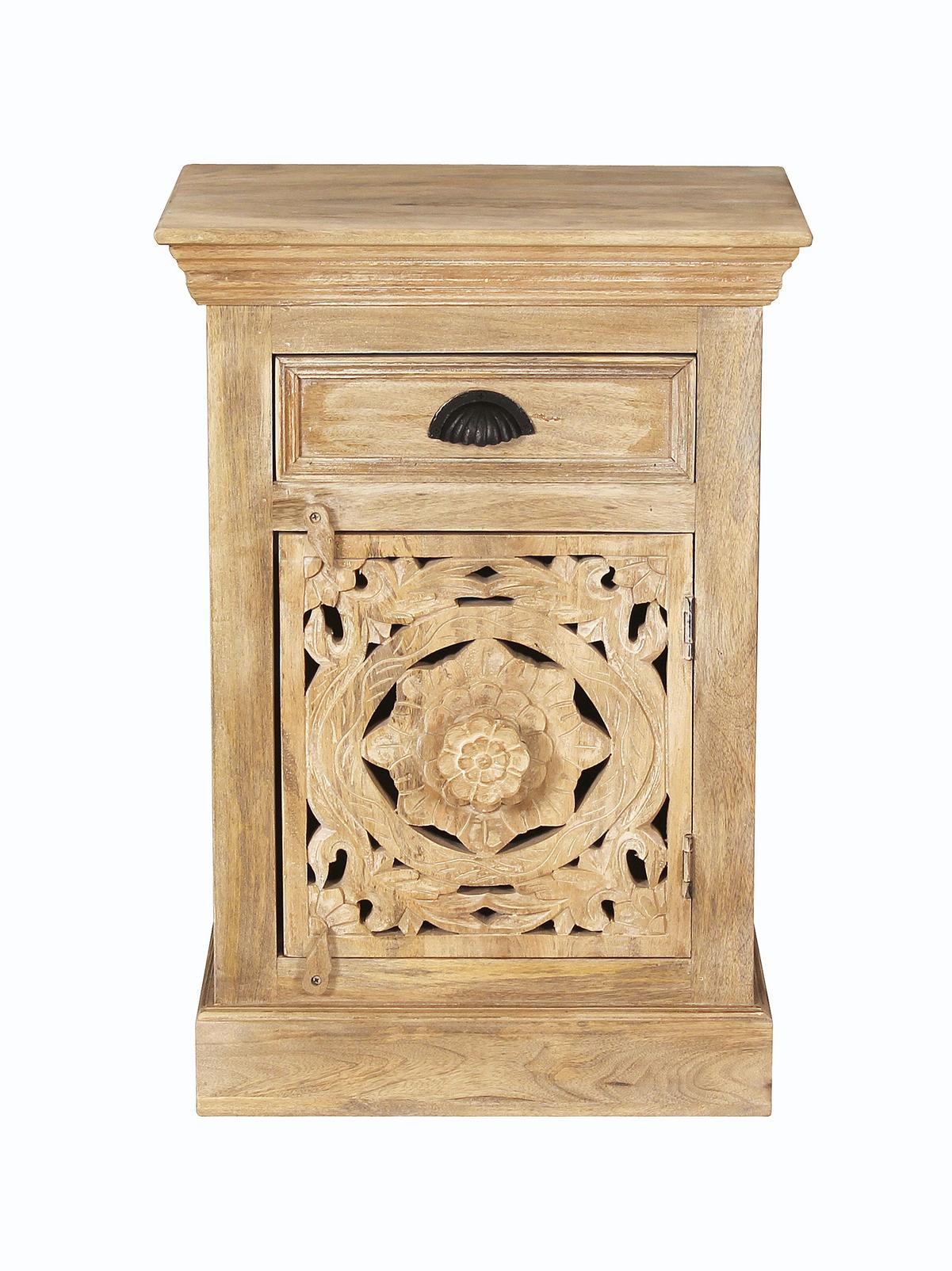 KOMMODE Naturfarben B: 50cm - Naturfarben, Design, Holz (50/72/35cm) - MID.YOU