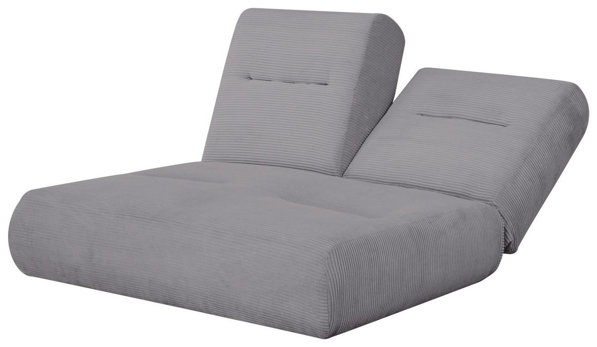 Schlafsofa Luna Grau B: 159 cm - Grau, Design, Textil (159/88/160cm) - Livetastic