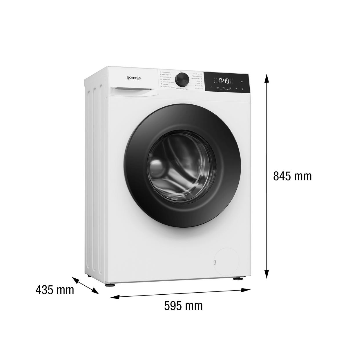 Waschmaschine WG2PS64AP2/AT Füllmenge ca. 6 kg, EEKL: A - Weiß, Basics, Kunststoff/Metall (59,5/84,5/43,5cm) - Gorenje