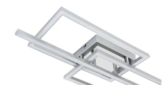 Led-deckenleuchte Nevi - Chromfarben/Silberfarben, MODERN, Kunststoff/Metall (63/24,5/7,7cm) - Luca Bessoni