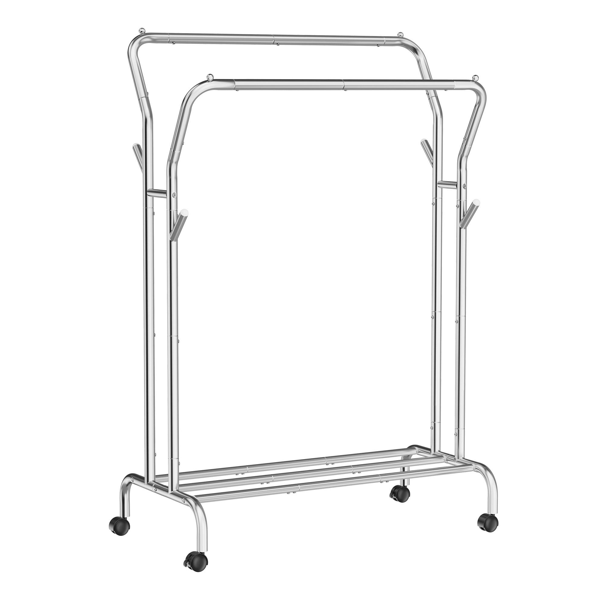 Kleiderwagen Silberfarben B: 103,5 cm