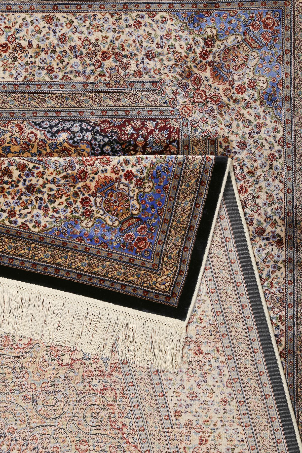 Webteppich, 80x140 cm Täbriz - Blau/Beige, LIFESTYLE, Textil (80/140cm) - WECON HOME