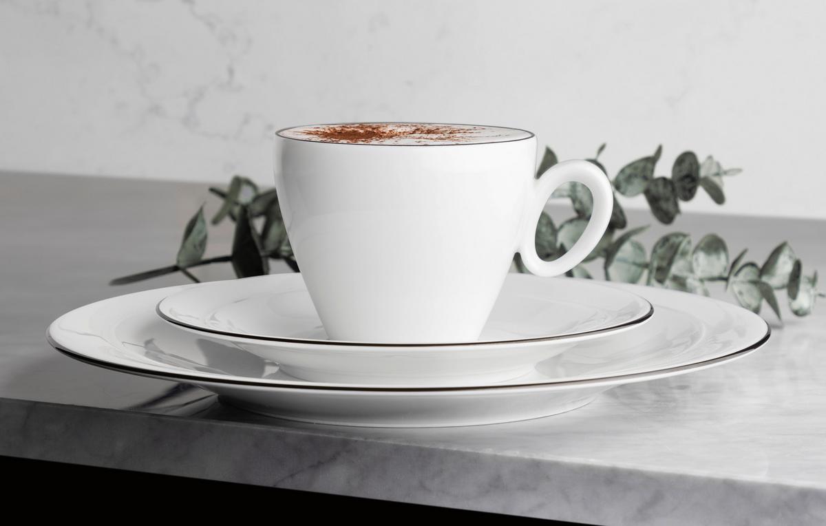 Kaffeeservice Trio - Weiß Hochglanz, Basics, Keramik (4,841kg) - Seltmann Weiden