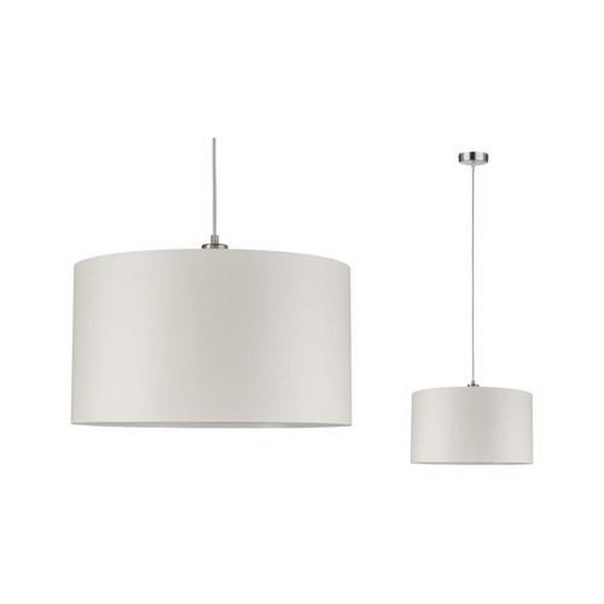 Hängeleuchte Tessa H: 110 Cm 1-Flammig, Dimmbar - Creme, Design, Textil/Metall (45/110cm) - Paulmann
