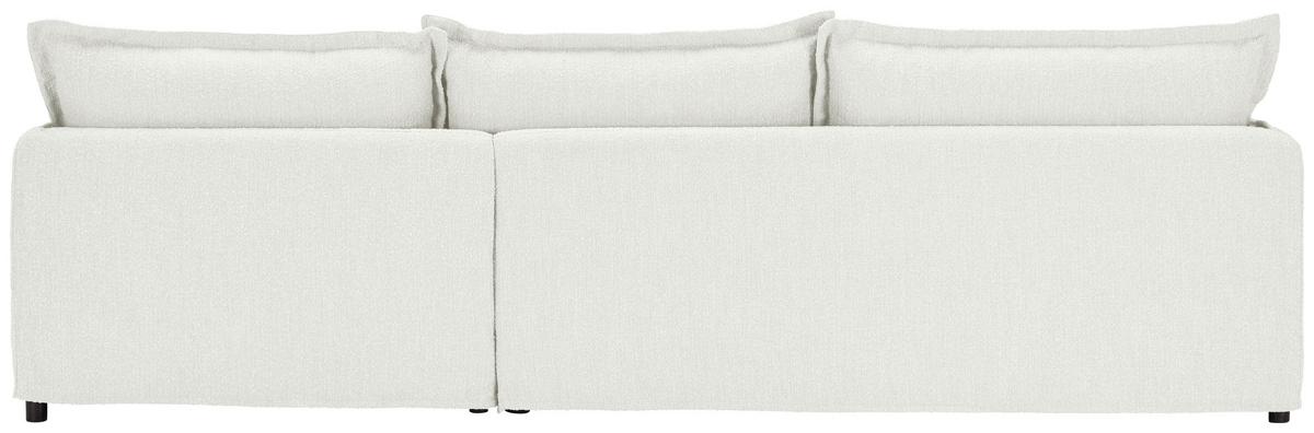Ecksofa Toscana - Schwarz/Weiß, Trend, Textil (295/165cm) - Livetastic