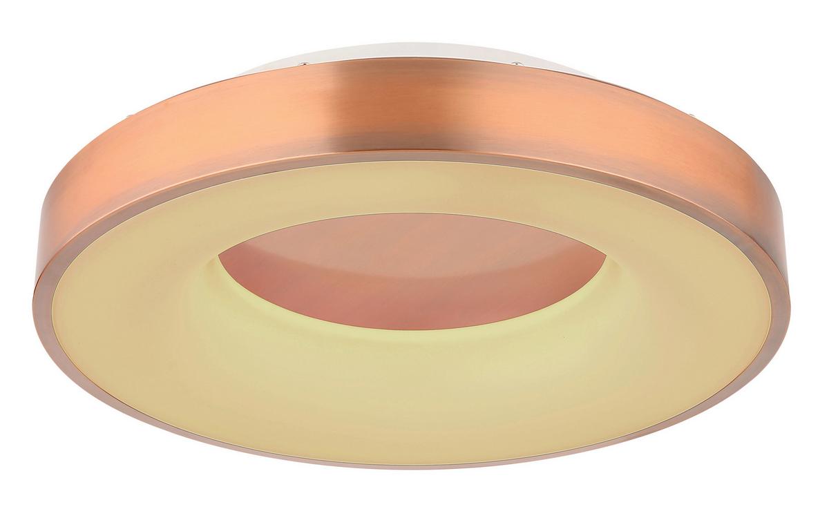 LED-Deckenleuchte 41758-30c Ø 40 cm - Opal/Weiß, Design, Kunststoff/Metall (40/10cm) - Globo