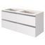 Waschtischunterschrank Arezzo B: 120 cm Weiß - Weiß, Basics, Holzwerkstoff/Stein (120/54/47cm) - Livetastic Waschtischunterschrank Arezzo B: 120 cm Weiß - Weiß, Basics, Holzwerkstoff/Stein (120/54/47cm) - Livetastic