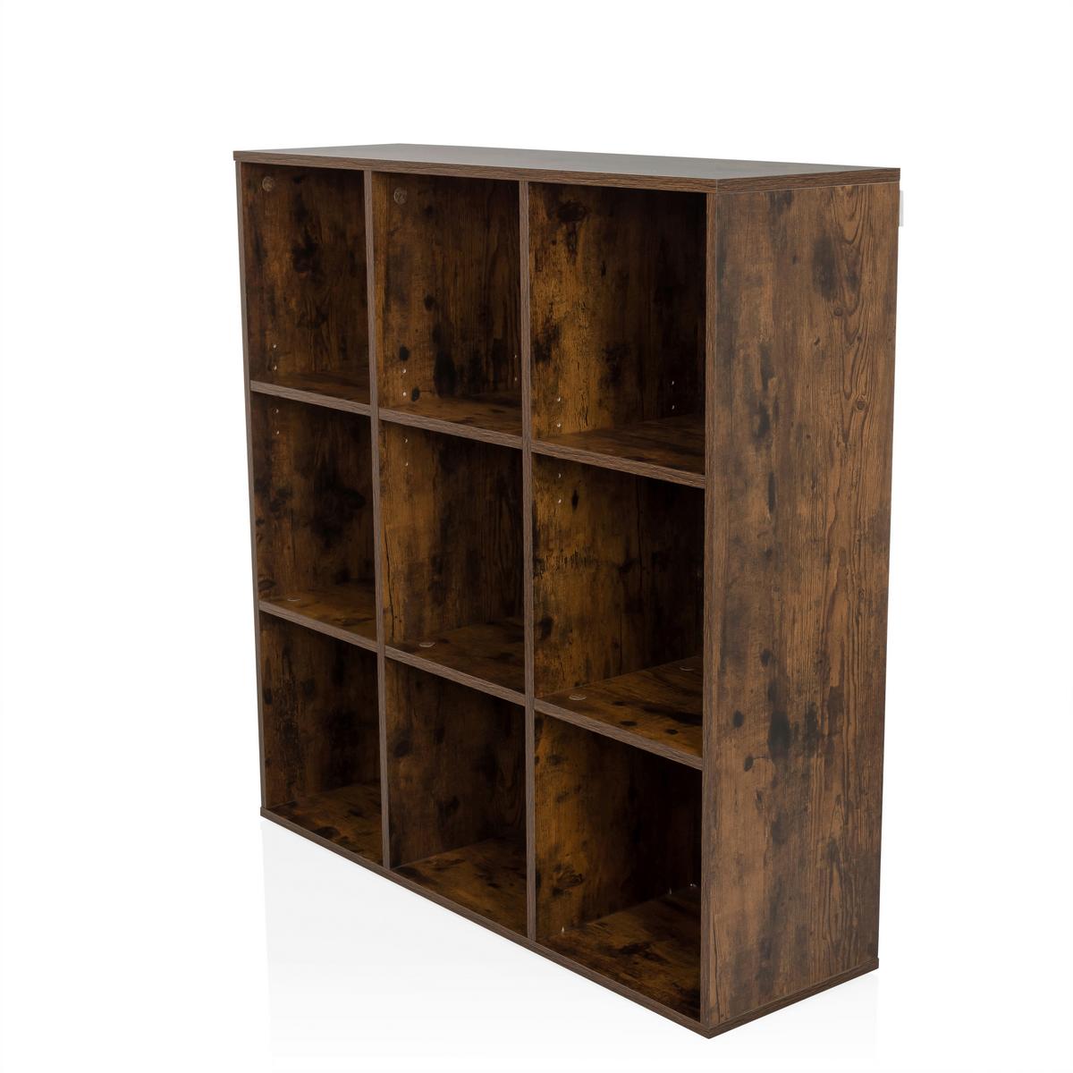 Regal Bjorke Eichefarben B: 97,5 cm - Eichefarben, MODERN, Holz (97,5/100/30cm) - MID.YOU