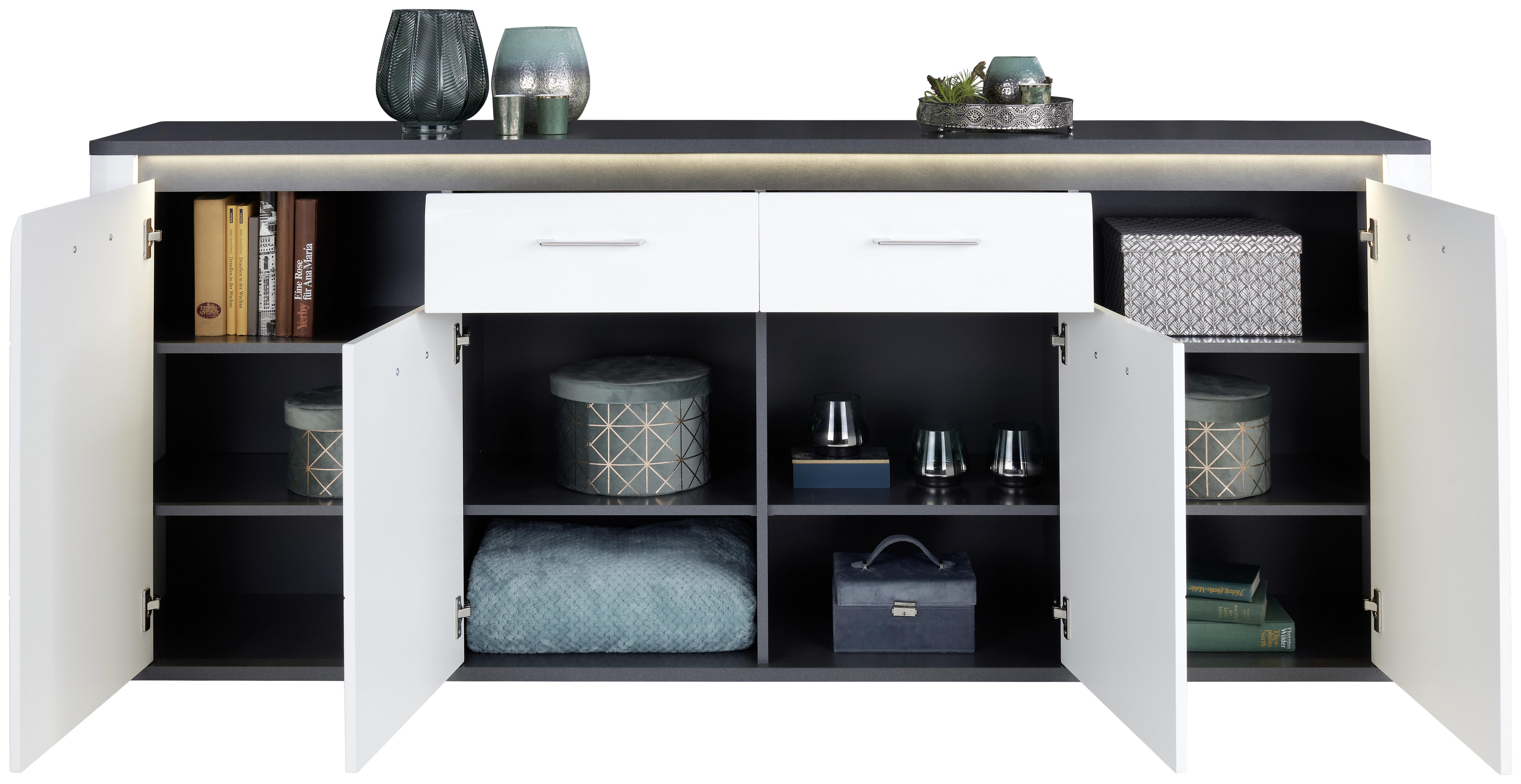 Sideboard ALASSIO in Weiß