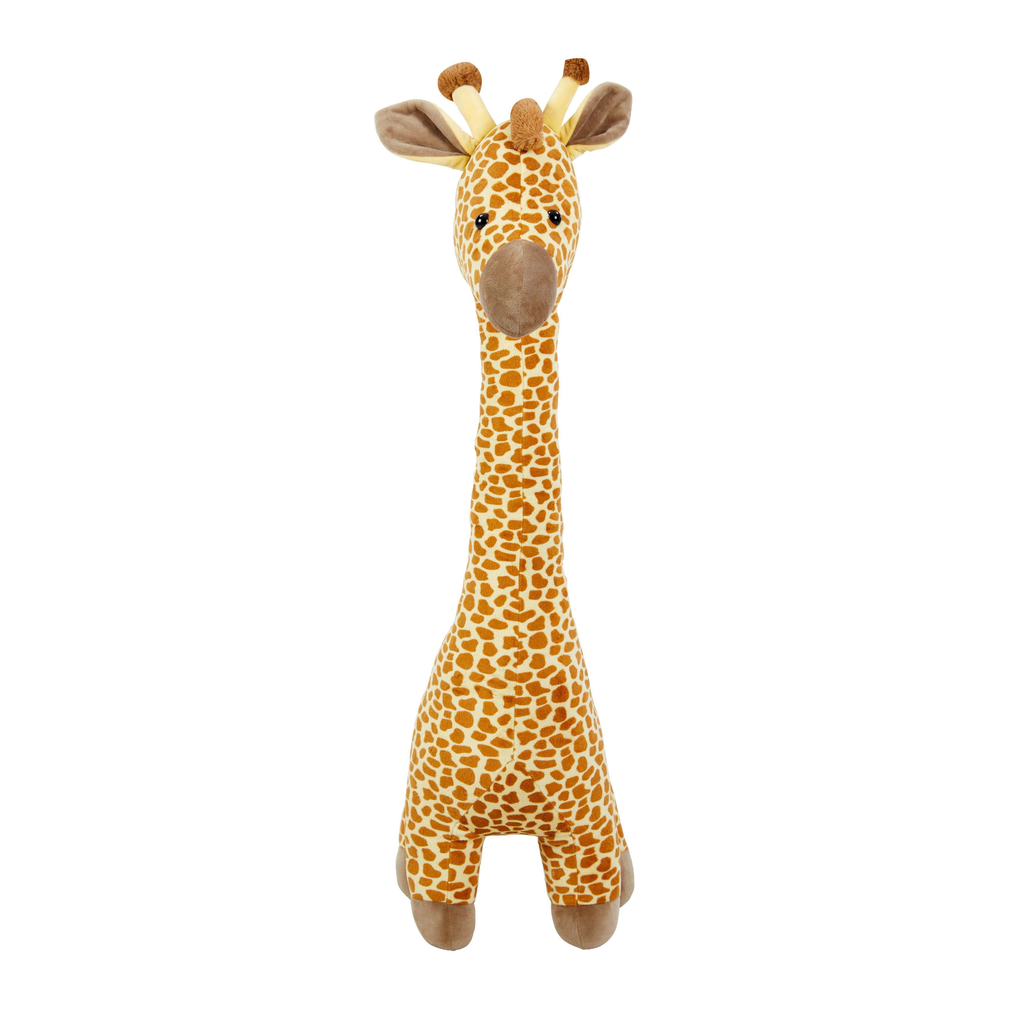 Plyšová Hračka - Žirafa Gismo - bílá/hnědá, Moderní, textil (22/31/102cm) - Bessagi Kids