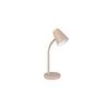 LED-Tischleuchte Pongo Braun Beige B: 13 cm - Beige/Braun, Basics, Kunststoff/Metall (36/13/23cm)