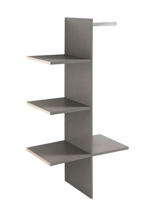 Belső Elosztás Alicante - szürke, Basics, faalapú anyag (82,7/158/47,7cm)