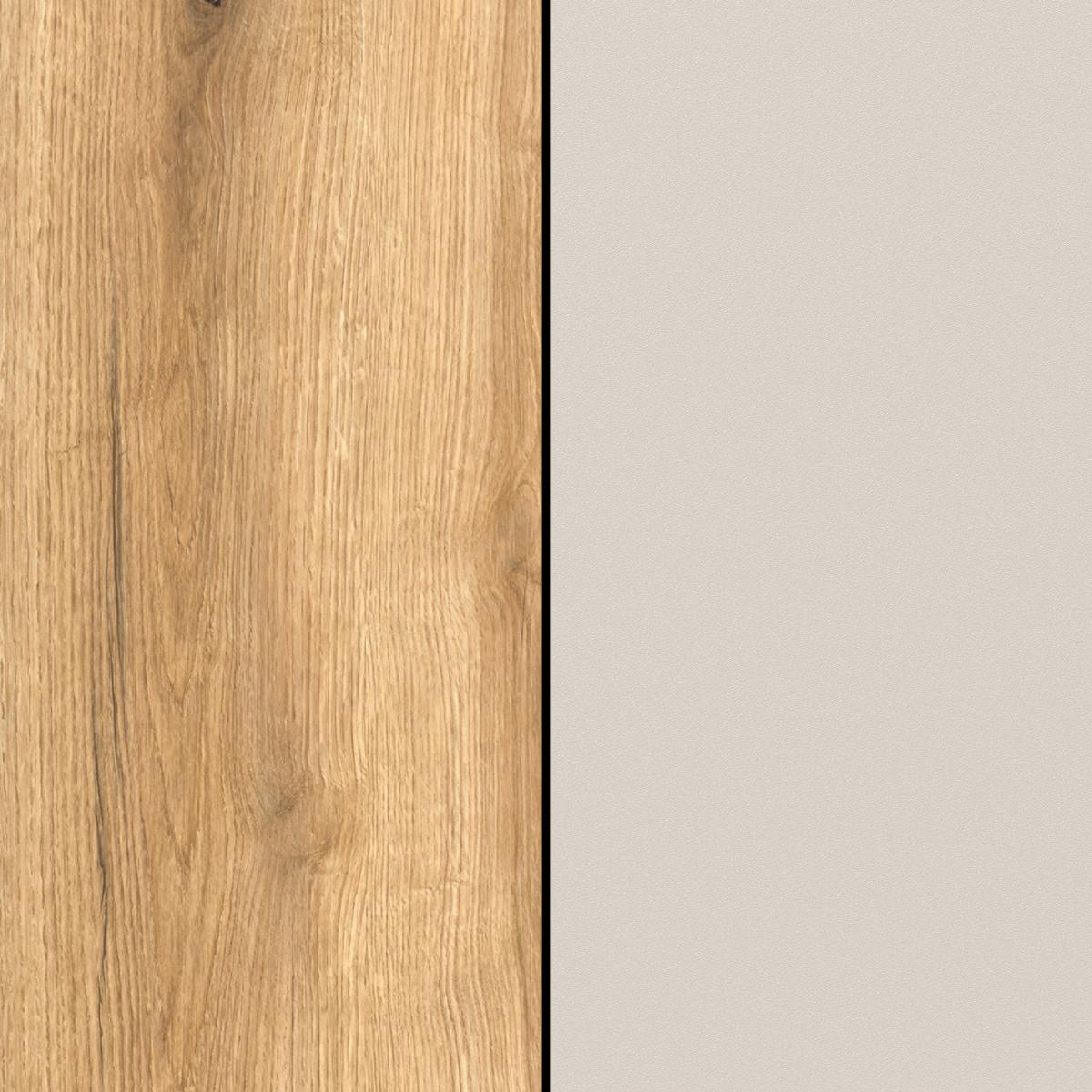 TV-Element King Eichefarben/Kaschmir B: 170cm - Kaschmir/Eichefarben, MODERN, Holzwerkstoff (170/54/40cm)