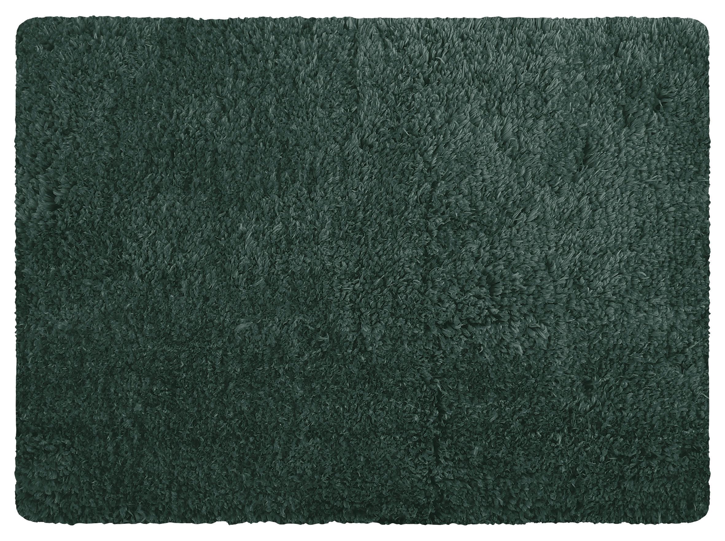 Badteppich Microfiber - Dunkelgrün, KONVENTIONELL (50/70cm) - Spirella
