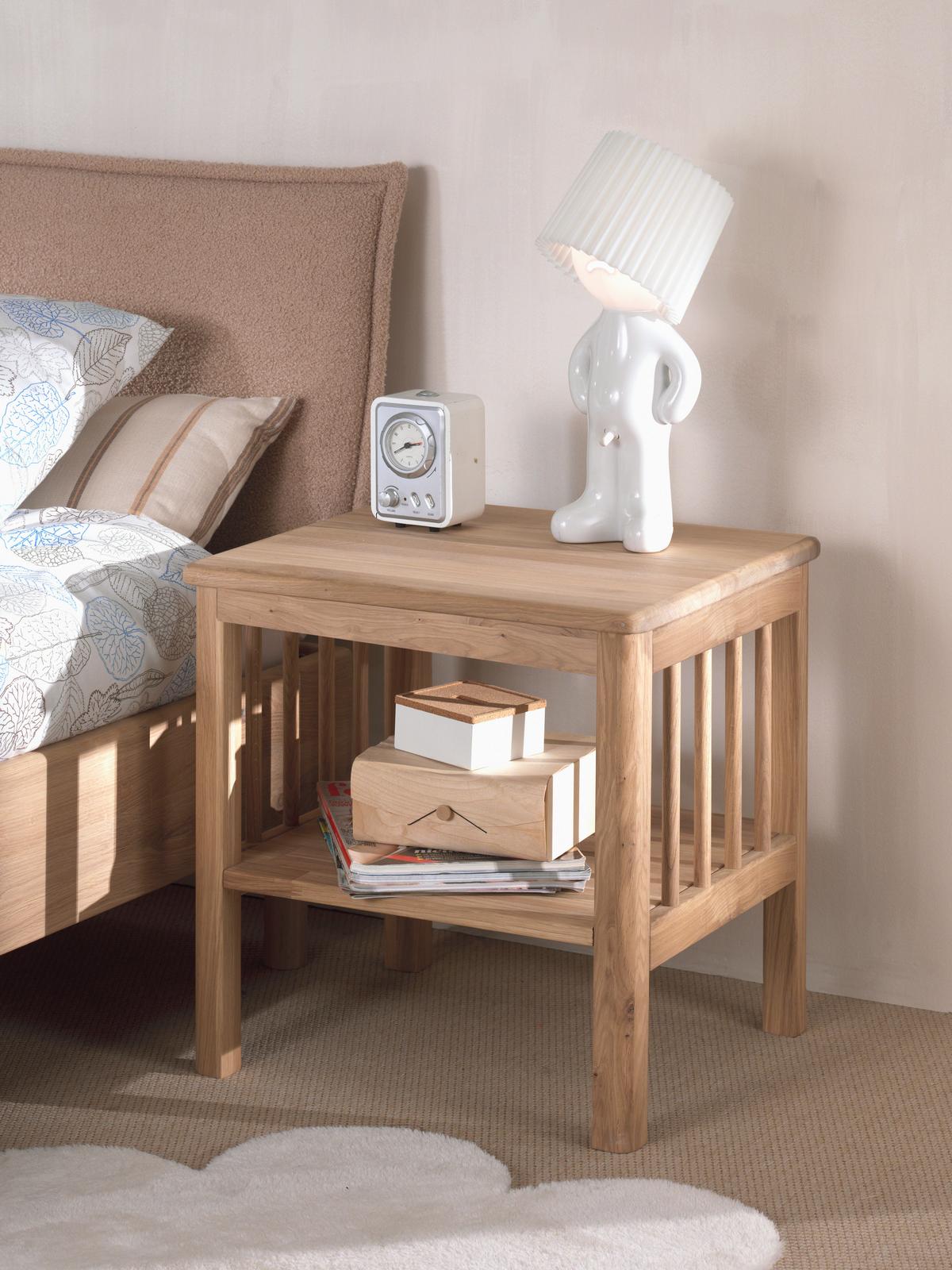 Nachttisch Forrest Eichefarben B: 50cm - Eichefarben, MODERN, Holz (50/50/45cm) - Vipack