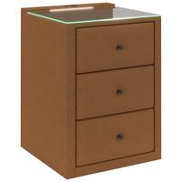 Nachtkästchen Carmen Braun H: 68 Cm - Braun, KONVENTIONELL (52/68/48,5cm) - James Wood