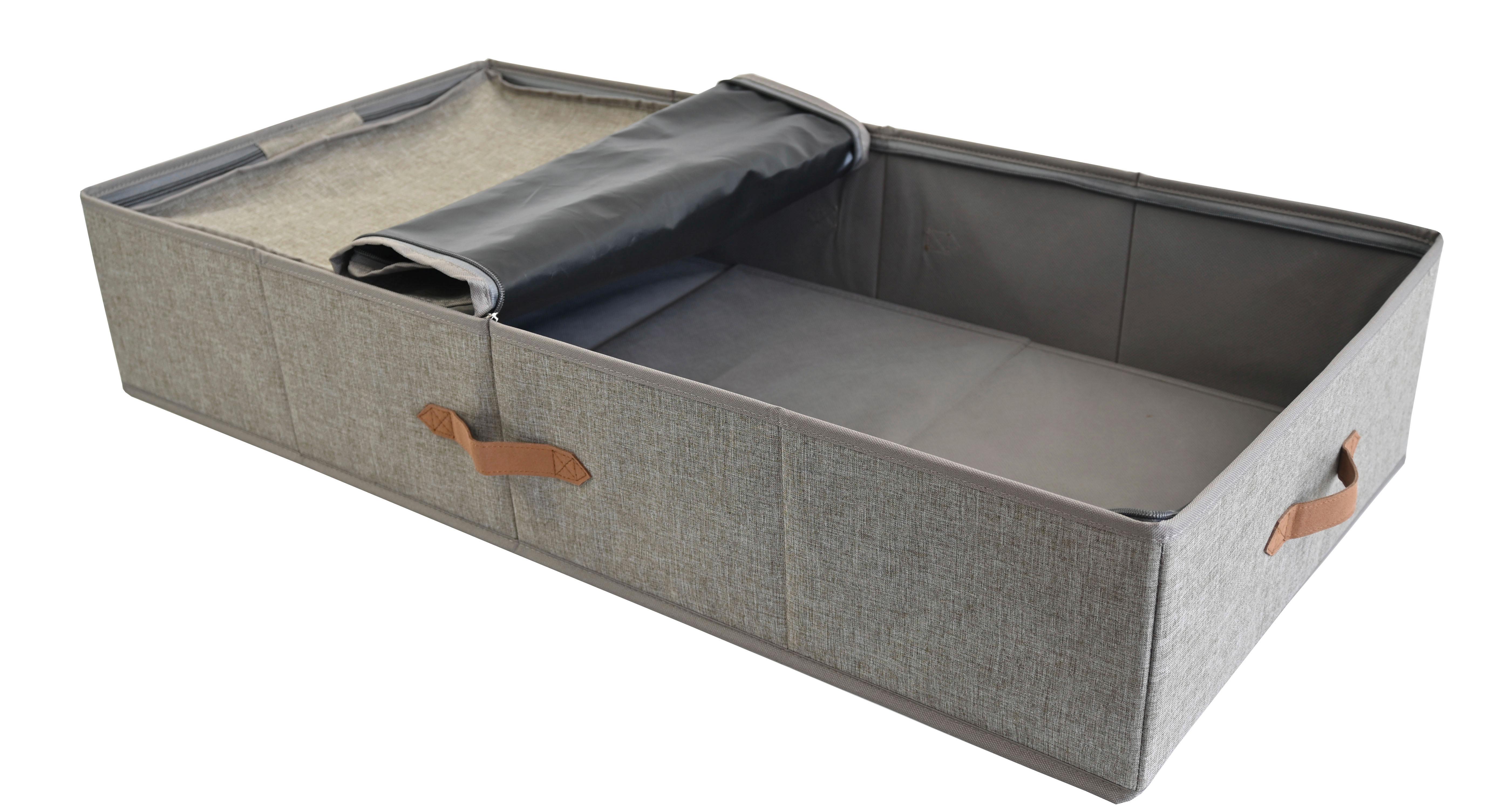 Aufbewahrungstasche Carlotta - Braun, KONVENTIONELL, Karton/Leder (90/45/18cm) - Luca Bessoni