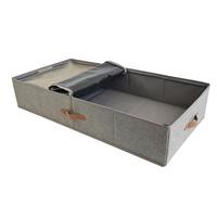 Aufbewahrungstasche Carlotta - Braun, KONVENTIONELL, Karton/Leder (90/45/18cm) - Luca Bessoni