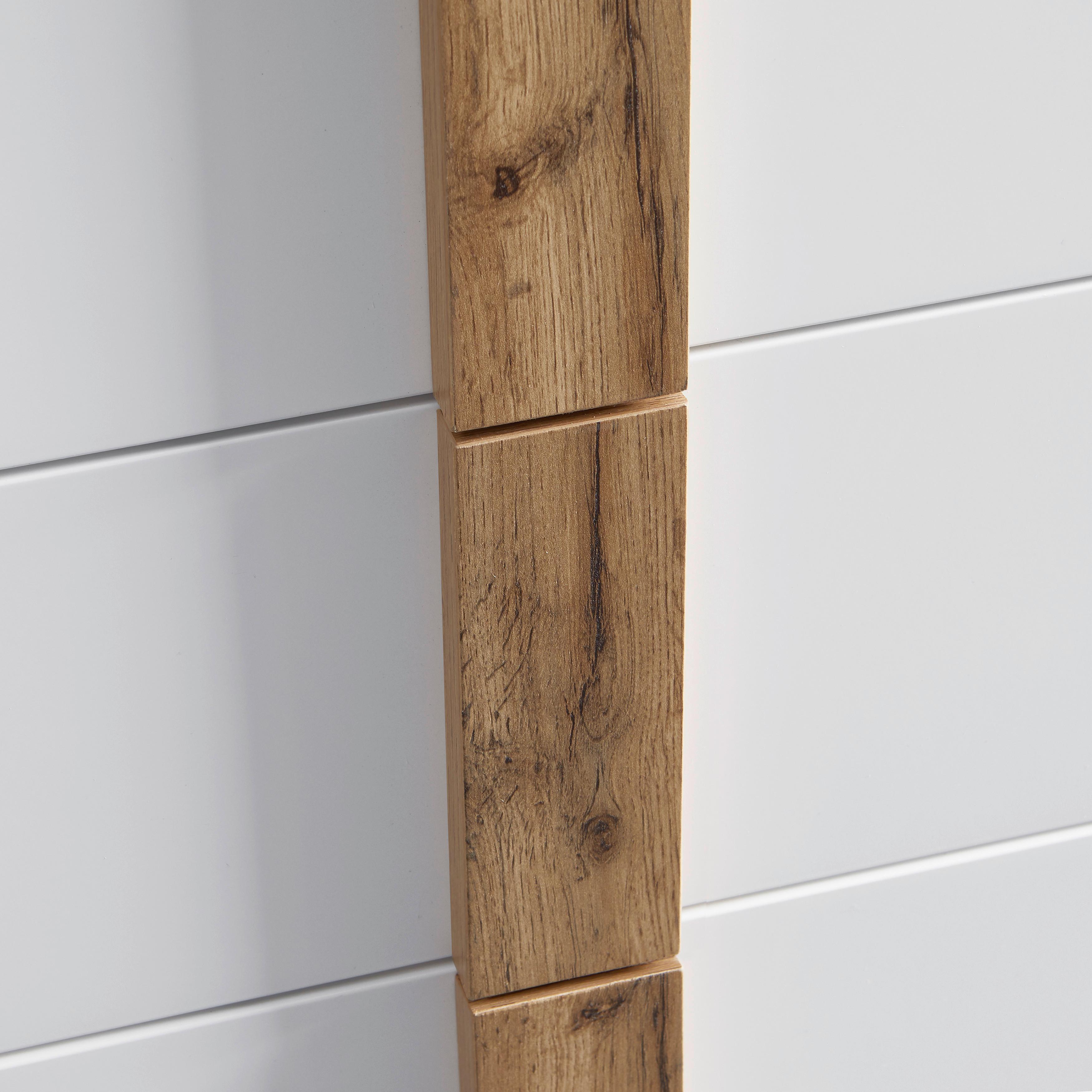 Psací Stůl Fiona Šířka 137,5cm - bílá/barvy borovice, Moderní, dřevo/kompozitní dřevo (137,5/76/60cm) - Bessagi Home