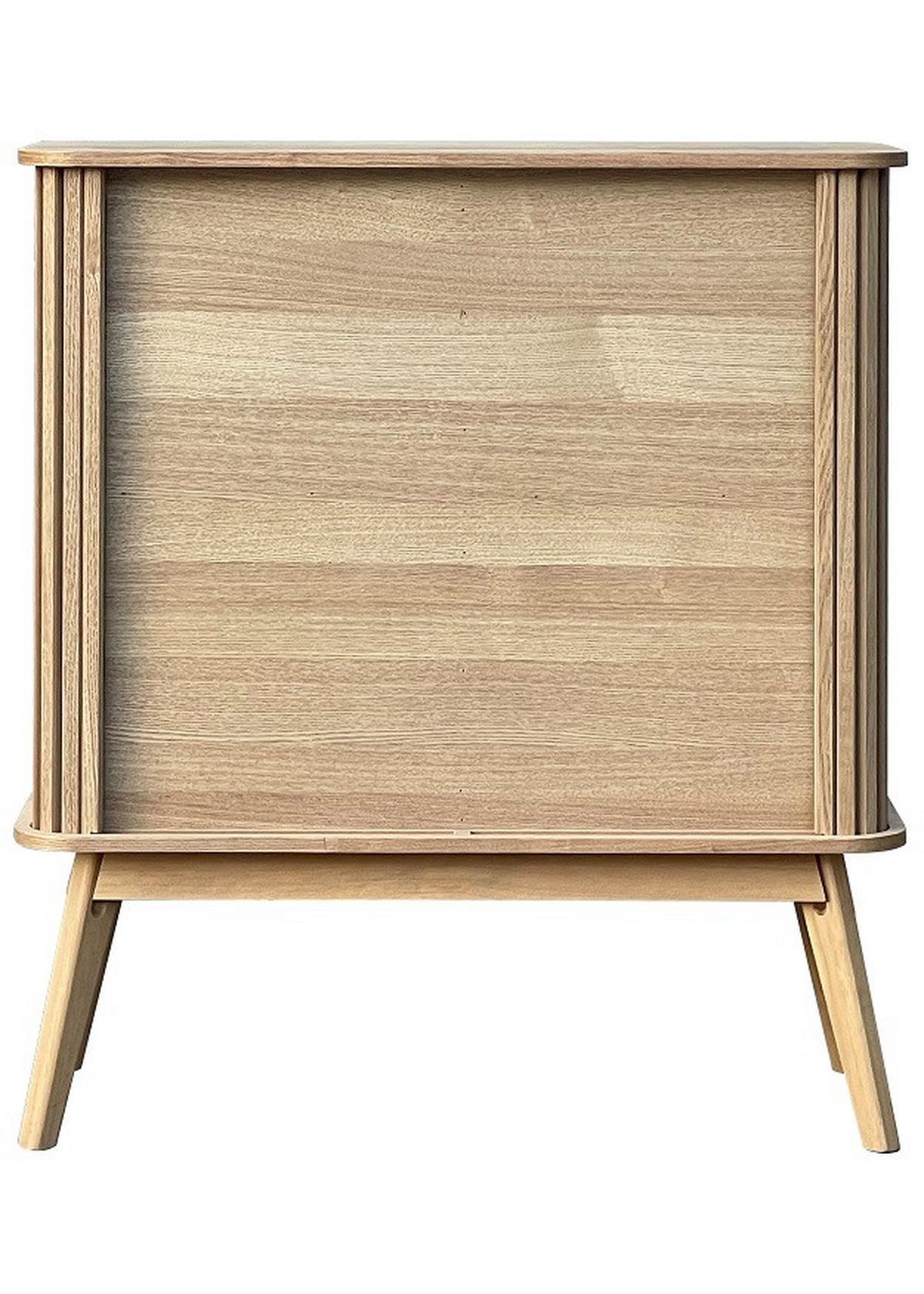 Komoda Skandy dyha/MDF - prírodná farba, Modern, drevo/kompozitné drevo (70/80/30cm) - Premium Living