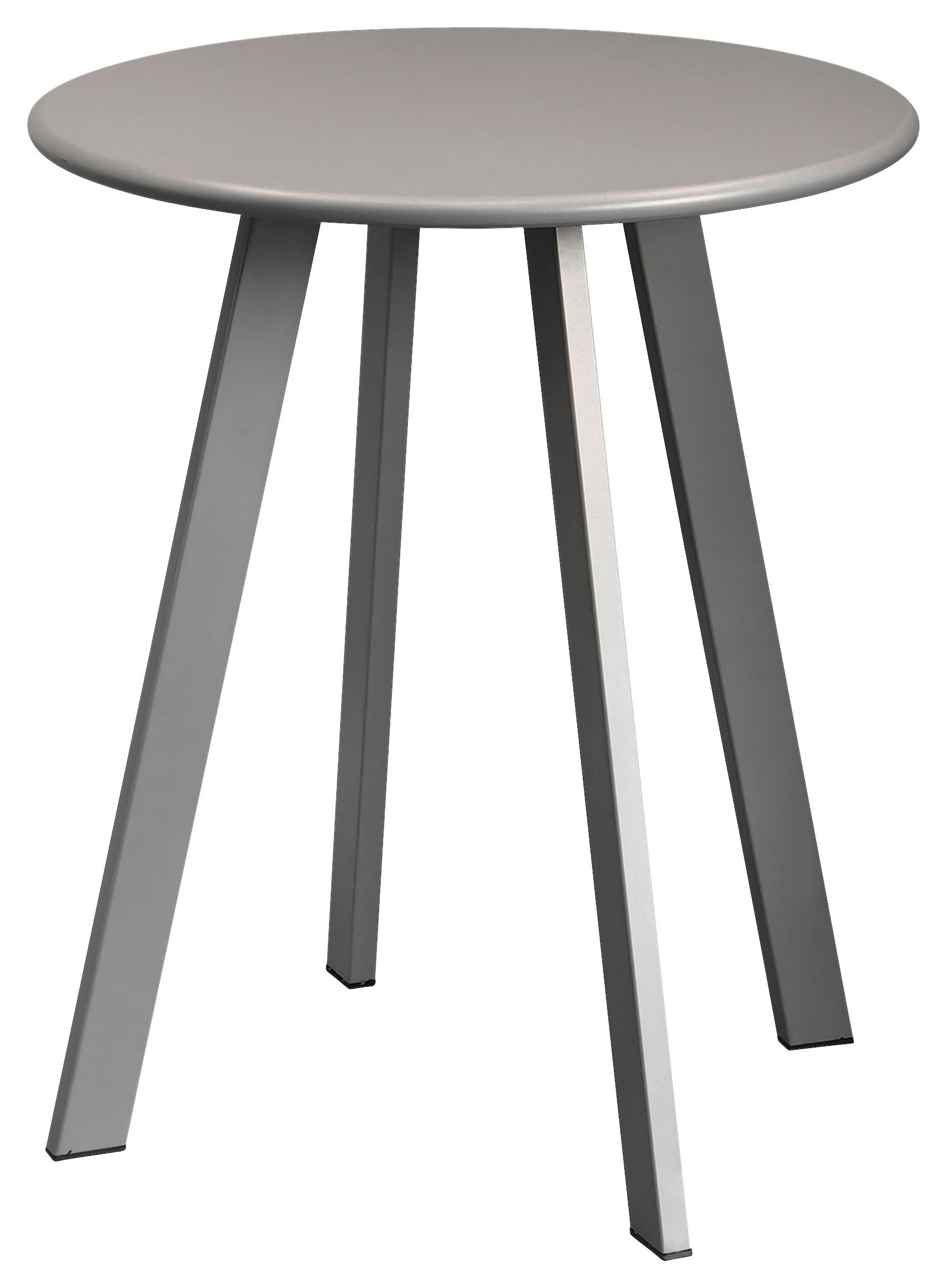 Beistelltisch New York Grau - Grau, Design, Metall (40/48/40cm) - P & B