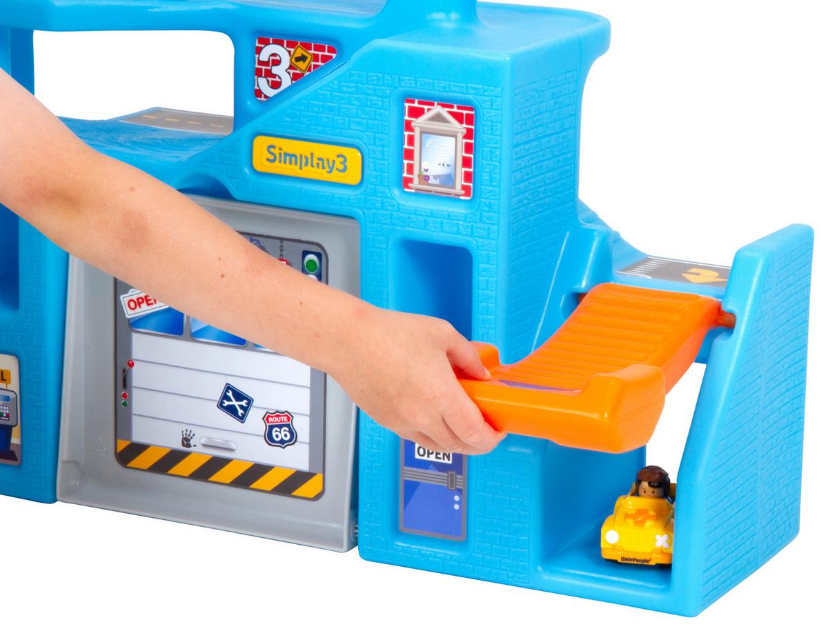 Autogarage Simplay 3 Ab 1,5 Jahren Tragbar - Multicolor, Basics, Kunststoff (64,5/23,8/38,1cm)