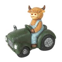 Dekostier Manuel - Blau/Beige, KONVENTIONELL, Stein (35,5/23/33,5cm) - Luca Bessoni