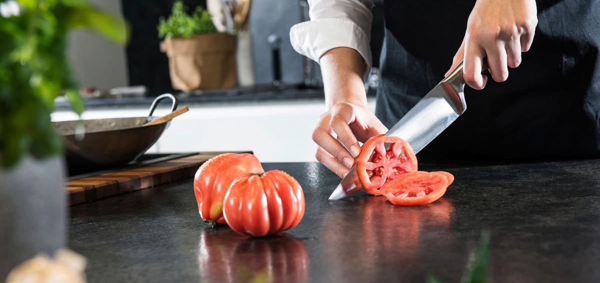 Naturstein Leather Look Naturstein Manhattan Grey - Dunkelgrau/Schwarz, MODERN, Stein - Strasser