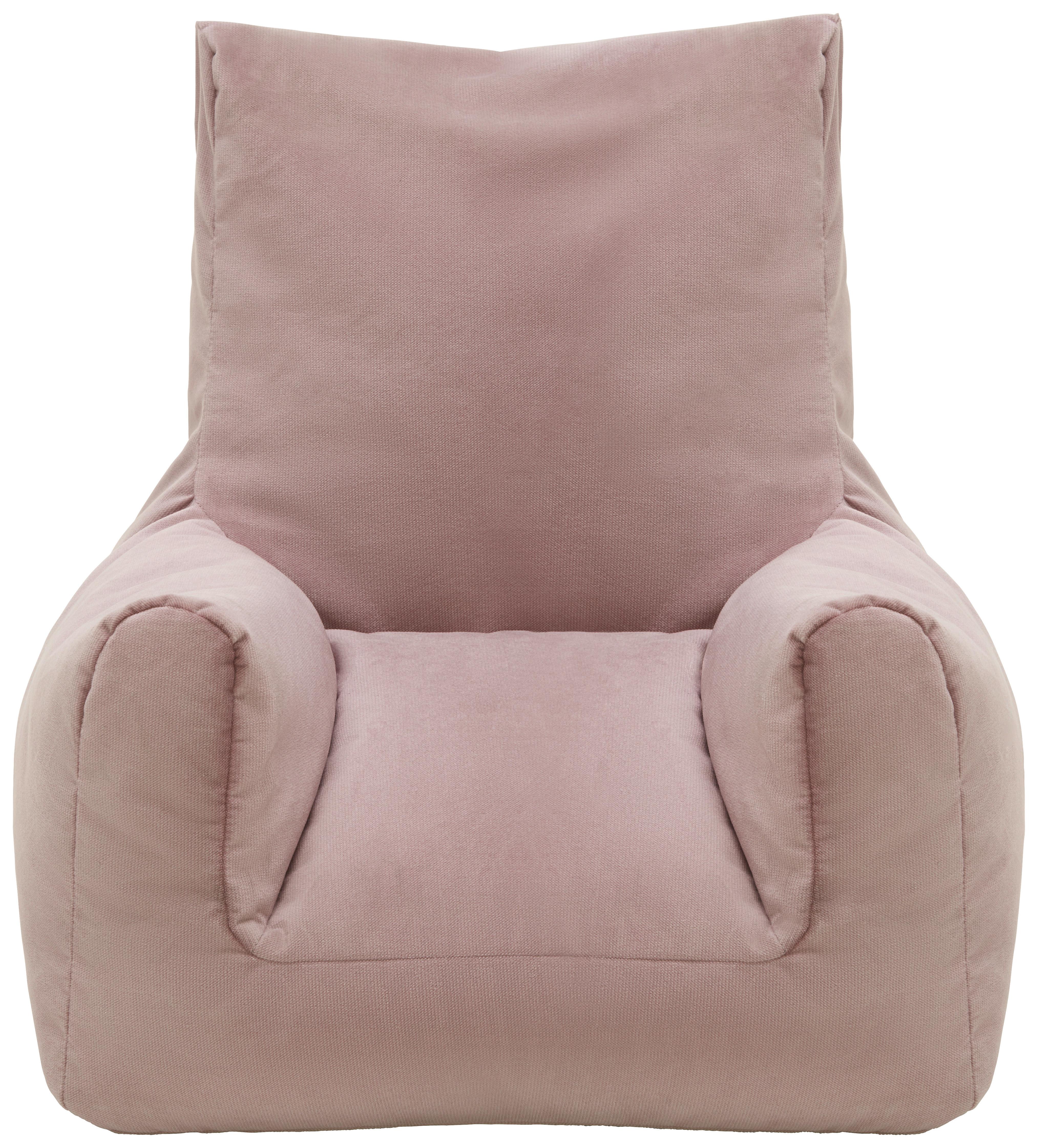 Sedací vak růžový - růžová, textil (70/55/70cm) - Modern Living