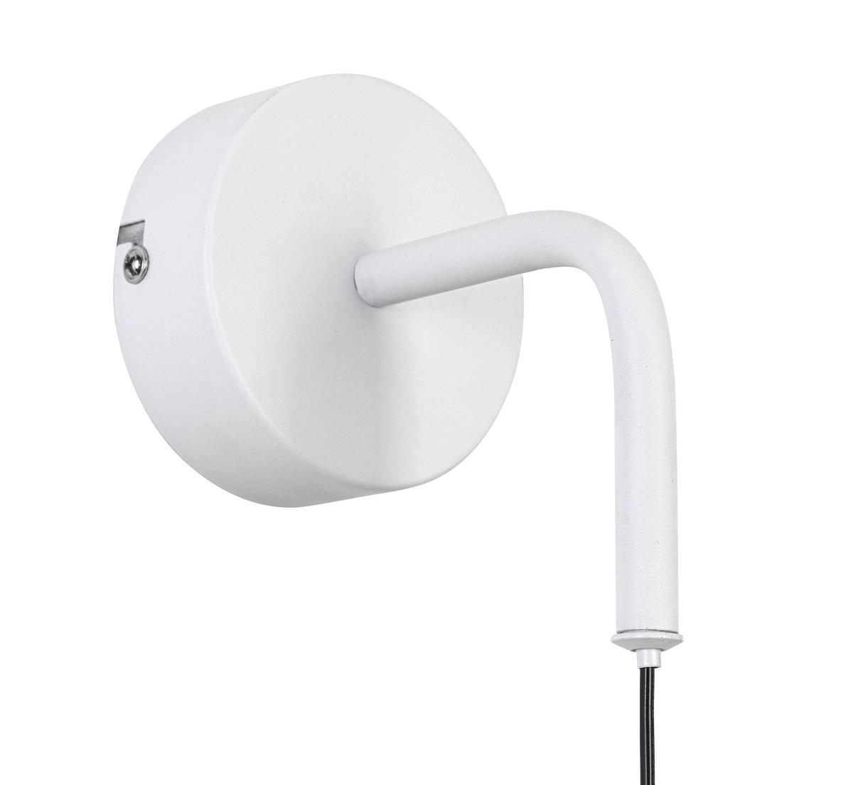 NÁSTENNÉ LED SVIETIDLO TOLLI - biela, Konventionell, kov/plast (12/9/50cm) - Mömax